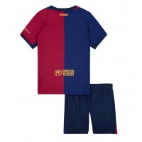 Camiseta Barcelona Primera Equipación para niños 2024-25 manga corta (+ pantalones cortos)